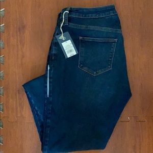 NWT curvy skinny blue jeans